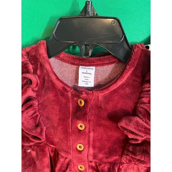 Nordstrom Baby Red Syrah Onesie 3 month - Picture 4 of 10